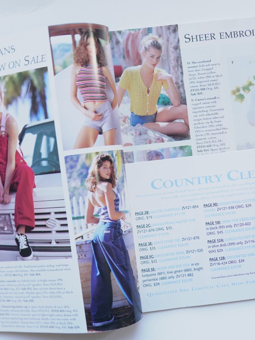 Victoria's Secret Country Collection Summer Sale 1997 Catalog Vintage Lingerie F - Picture 2 of 6